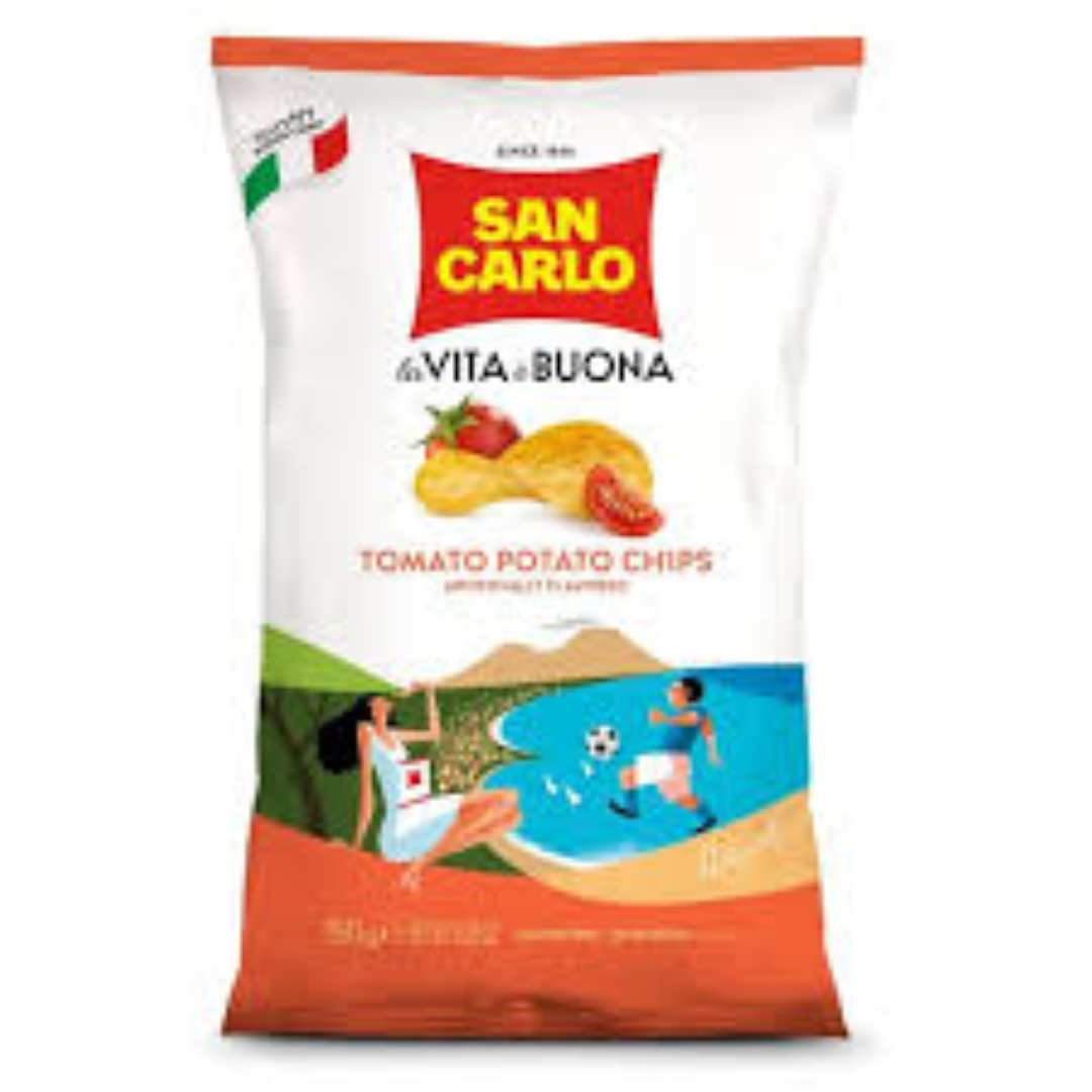 SAN CARLO POTATO CHIPS TOMATO 150G